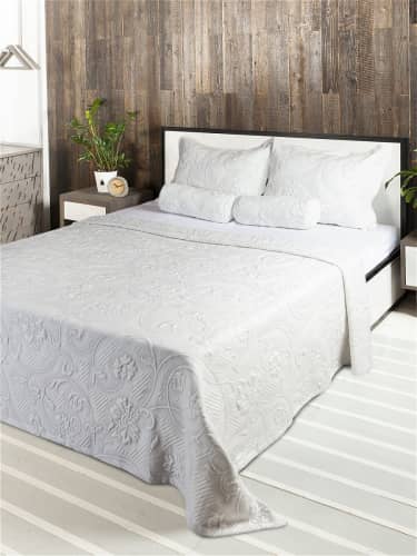 Купить Покрывало Ambesonne "Премиум" с хлопком и двумя наволочками 50х70 см, 2-спальное 220x235 см по низкой цене