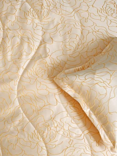 Купить Покрывало La Prima с наволочками Селеста Медовый по низкой цене