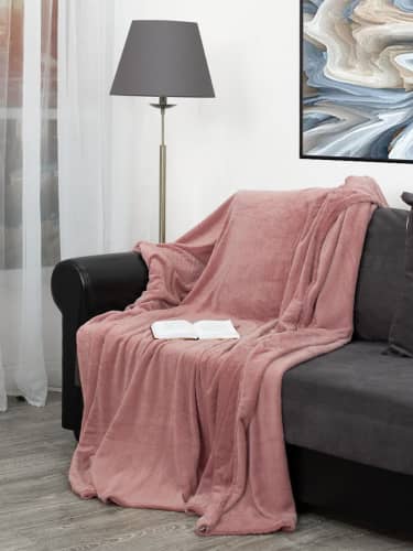 Купить Плед TexRepublic Absolute Lux Косичка Фланель 200х220 см по низкой цене