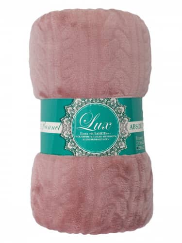 Купить Плед TexRepublic Absolute Lux Косичка Фланель 200х220 см по низкой цене