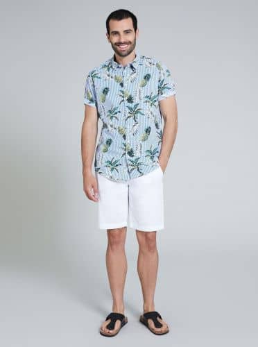 Купить Рубашка Piazza Italia светло-голубая по низкой цене