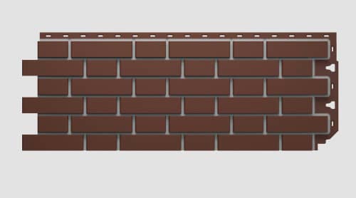 Купить Панель Docke Flemish фасадная Коричневый 1095х420 мм для наружной отделки дома по низкой цене