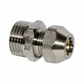 Купить Ниппель с обжимной цангой 1/2" x 3/8" В-Н на 10 мм по низкой цене
