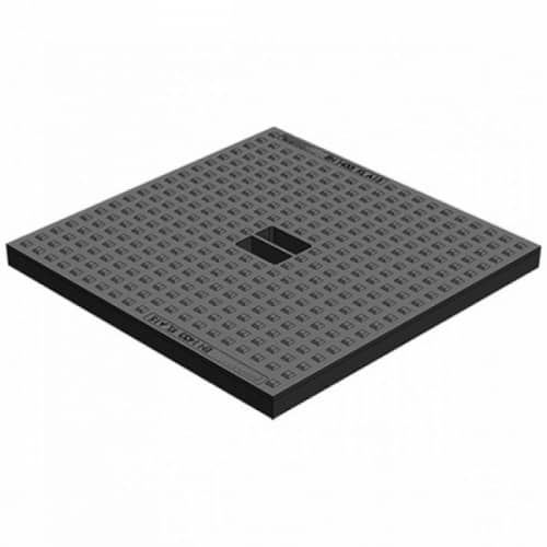 Купить Крышка для дождеприёмника Gidrolica Point ДП-40.40 пластиковая по низкой цене