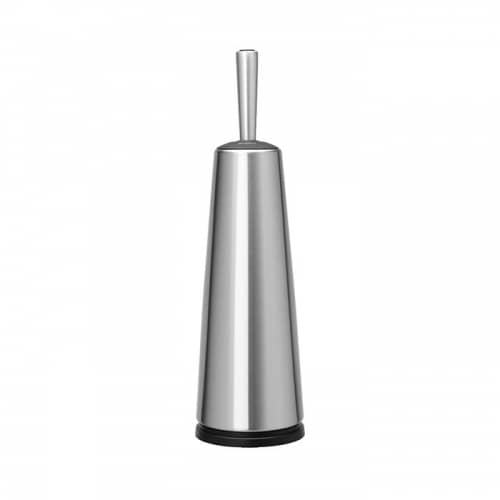 Купить Ершик Brabantia Classic туалетный, с подставкой, стальной матовый, со светлой ручкой по низкой цене