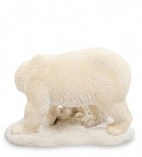 Купить Статуэтка Veronese Белый медведь с детенышем WS-706 по низкой цене