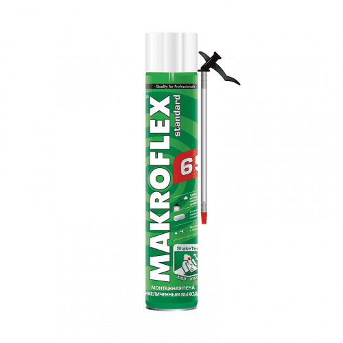 Купить Пена Makroflex SHAKETEC 65 монтажная стандарт 0,8 л по низкой цене