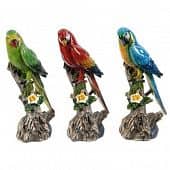 Купить Статуэтка Evergreen попугаи на ветке 3 шт по низкой цене