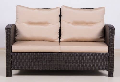 Купить Диван ТЕРРАСА Люкс ВЕНЕЦИЯ 2-местный, плетеный, жгут 30834 по низкой цене