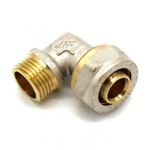 Купить Угольник для м/п, 20х1/2" НР по низкой цене