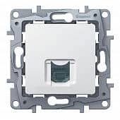Купить Розетка компьютерная Legrand Этика без рамки белая по низкой цене