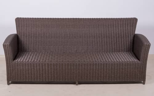 Купить Диван ТЕРРАСА Люкс САН-МАРИНО плетеный, 3-х местный, жгут 30832-1 по низкой цене