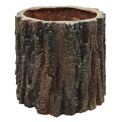 Купить Фигура садовая Пенек 30х30х32 см коричневый по низкой цене