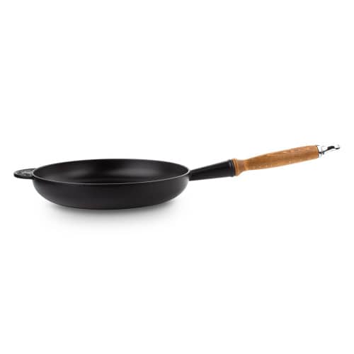 Купить Сковорода Le Creuset чугунная, эмалированная, черная, 28 см по низкой цене