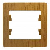 Купить Рамка Schneider Electric Глосса 1 пост дуб по низкой цене