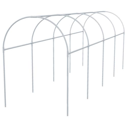 Купить Каркас парника 500х110х120 см пластиковый белый по низкой цене