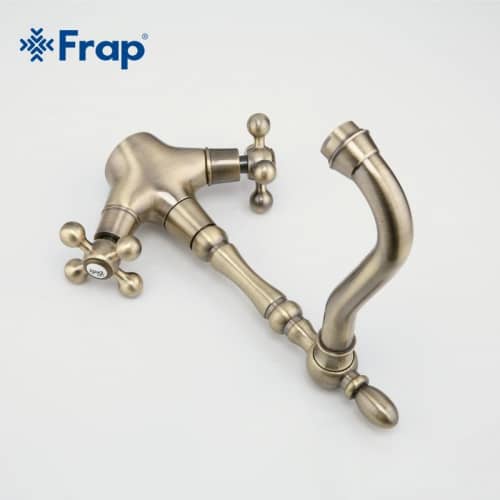 Купить Смеситель FRAP F4019-4 на кухню м/кер бронза по низкой цене