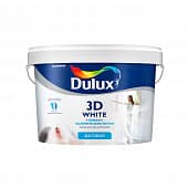 Купить Краска для стен и потолков матовая Dulux 3D White белая 2,5 л по низкой цене