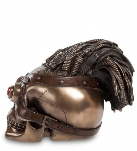 Купить Статуэтка Veronese Череп WS-187 в стиле стимпанк по низкой цене