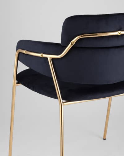 Купить Стул Полин темно-синий по низкой цене