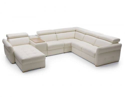 Купить Диван Gala Collezione Massimo угловой в коже по низкой цене