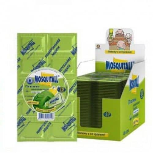 Купить Пластины Mosquitall от комаров, универсальная защита, 10 штук по низкой цене