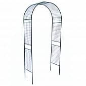 Купить Арка садовая разборная Сетка широкая 2,5х0,5х1,2 м по низкой цене