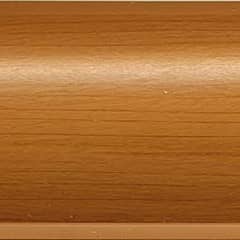 Деревянный, металлический, пластиковый напольный плинтус.