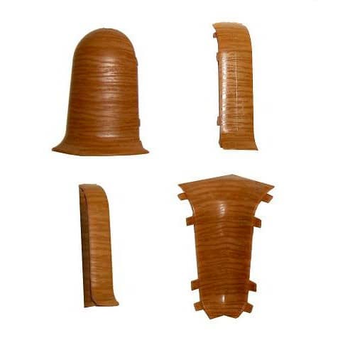 Деревянный, металлический, пластиковый напольный плинтус.