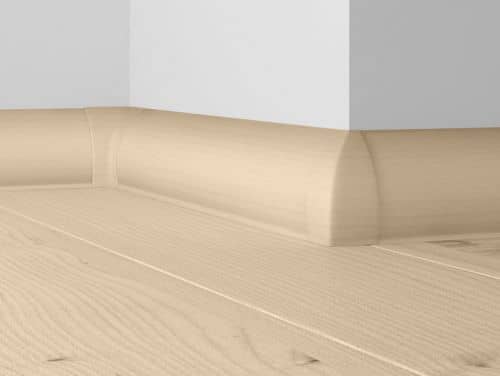 Деревянный, металлический, пластиковый напольный плинтус.