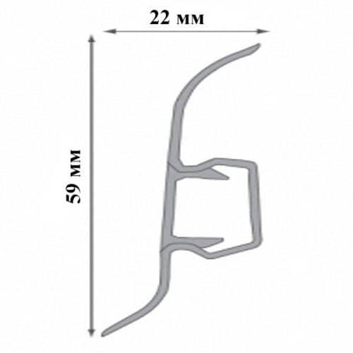 Деревянный, металлический, пластиковый напольный плинтус.