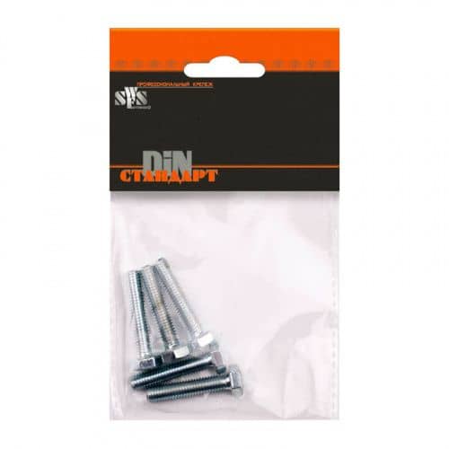 Купить Болты DIN933 М8x100 (2 шт) пакетик по низкой цене