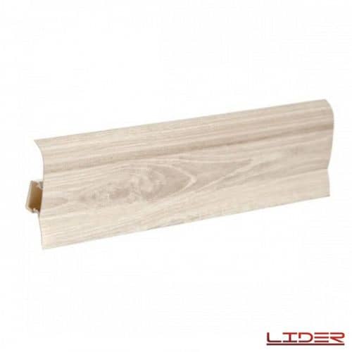 Деревянный, металлический, пластиковый напольный плинтус.