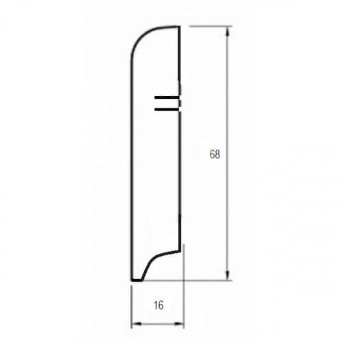 Деревянный, металлический, пластиковый напольный плинтус.