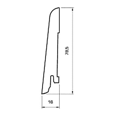 Деревянный, металлический, пластиковый напольный плинтус.