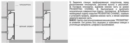 Деревянный, металлический, пластиковый напольный плинтус.