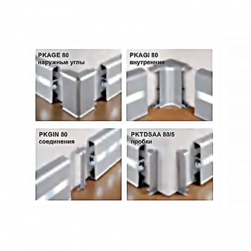 Деревянный, металлический, пластиковый напольный плинтус.