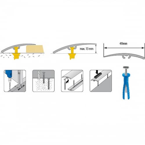 Деревянный, металлический, пластиковый напольный плинтус.