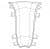 Деревянный, металлический, пластиковый напольный плинтус.