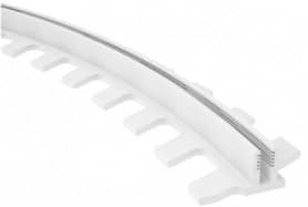 Деревянный, металлический, пластиковый напольный плинтус.