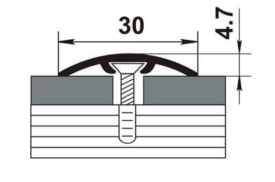 Деревянный, металлический, пластиковый напольный плинтус.