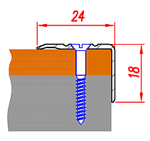 Деревянный, металлический, пластиковый напольный плинтус.