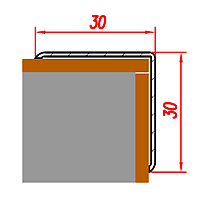 Деревянный, металлический, пластиковый напольный плинтус.