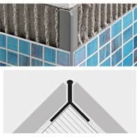 Угол Progress Profiles Prokerlam line PKLLAA внешний для плитки алюминиевый наружный по низкой цене