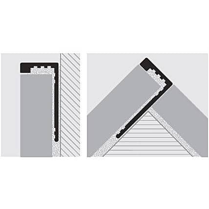Профиль Progress Profiles Proterminal pta черный окрашенный для плитки по низкой цене