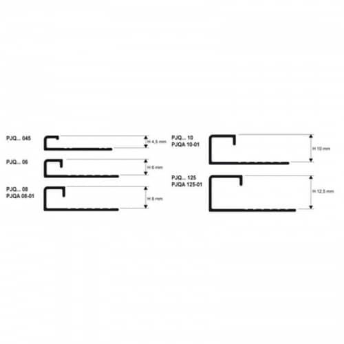 Раскладка Progress Profiles PJQAT Projolly square анодированный титан для плитки наружная 2,7 м по низкой цене