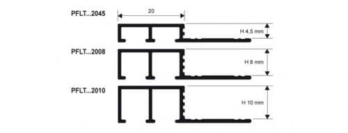 Вставки Progress profiles Pfltbc profinlist 20 декоративные для плитки по низкой цене