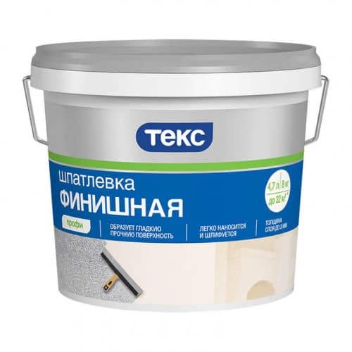 Купить Шпатлевка ТЕКС Профи финишная 8 кг по низкой цене