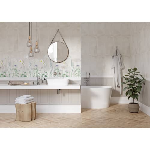 Купить Плинтус настенный Либерти белый 01 20х25 см по низкой цене