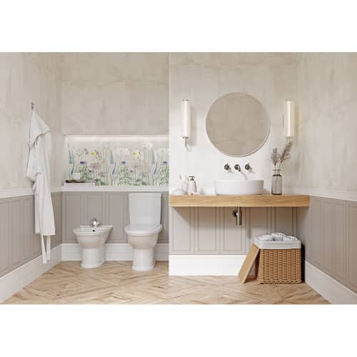 Купить Плинтус настенный Либерти белый 01 20х25 см по низкой цене